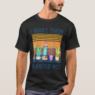 T-shirt Je Les Rends Places Jardin Humide Plante Sarcasti