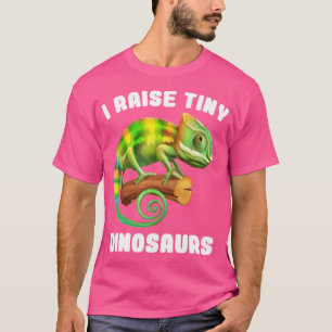 T-shirt Je lève de minuscules dinosaures drôle Chameleon