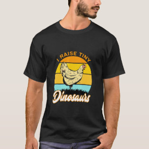T-shirt Je lève de minuscules dinosaures Retro coucher de