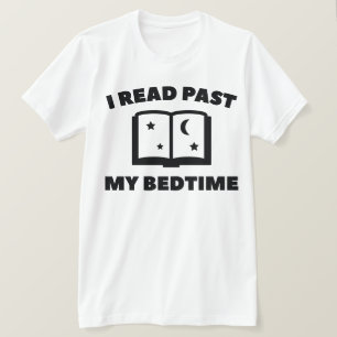 T-shirt Je lis au-delà de mon heure de coucher