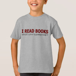 T-SHIRT JE LIS DES LIVRES