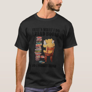 T-shirt Je Lis Des Livres Et J'Oublie Les Choses.