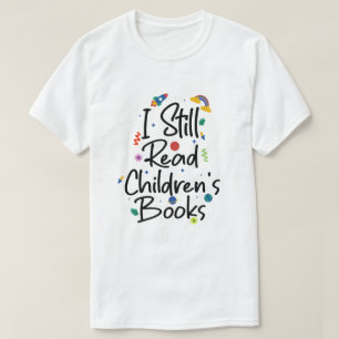 T-shirt Je lis encore des livres pour enfants