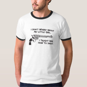 T-shirt Je lui ai enseigné comment tirer