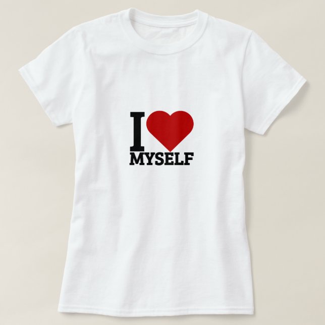 T-shirt Je m'aime (Design devant)