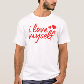 T-shirt Je m'aime citer avec le coeur