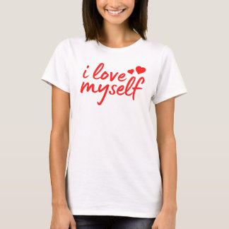 T-shirt Je m'aime citer avec le coeur