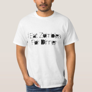 T-shirt Je Mange des Zombies pour Dîner