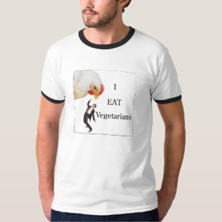 T-shirt Je mange la chemise de végétariens