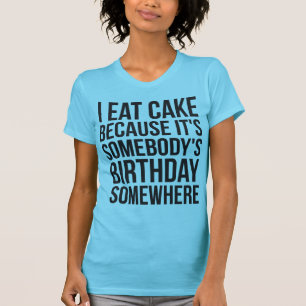 T-shirt Je mange le gâteau