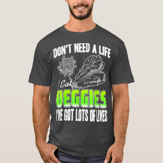 T-shirt Je Mange VStrategies Végétarien Végétarien Cadeau