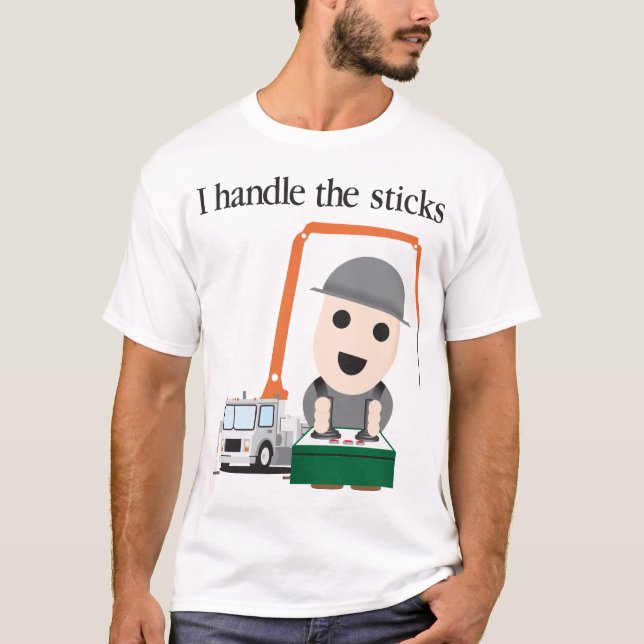 T-shirt Je manipule les bâtons (Devant)