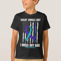 Je Manque Mon Papa Suicide Sensibilisation Chemise