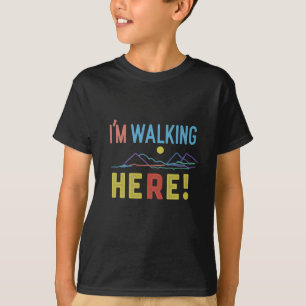 T-shirt Je marche ici.