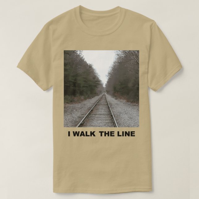 T-shirt Je Marche La Ligne 1 (Design devant)