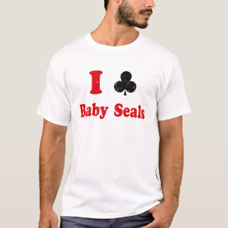 T-shirt Je matraque des bébés phoques