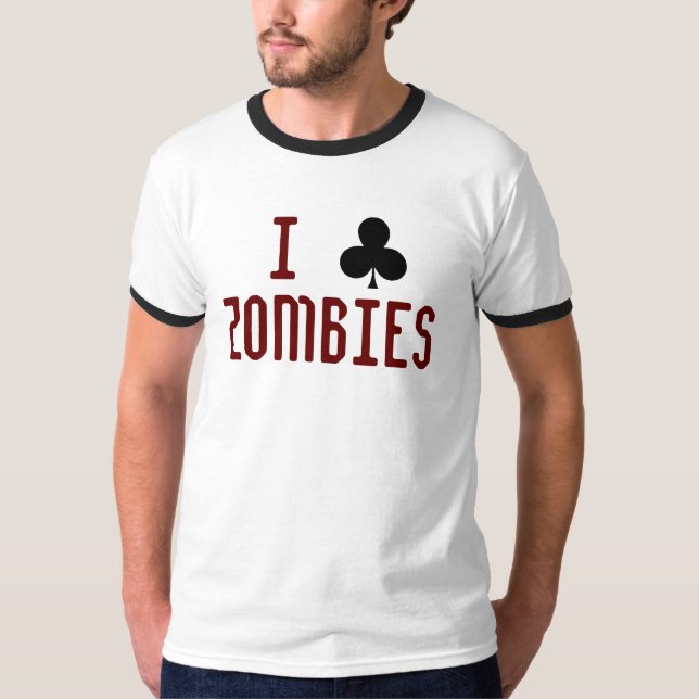 T-shirt Je matraque les zombis v1.1 (Devant)