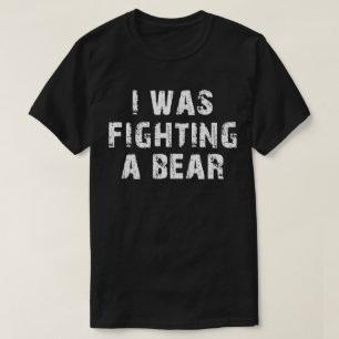 T-shirt je me battais contre une blessure à la survie de 