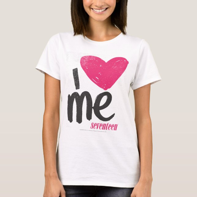 T-shirt Je Me Coeur Magenta (Devant)