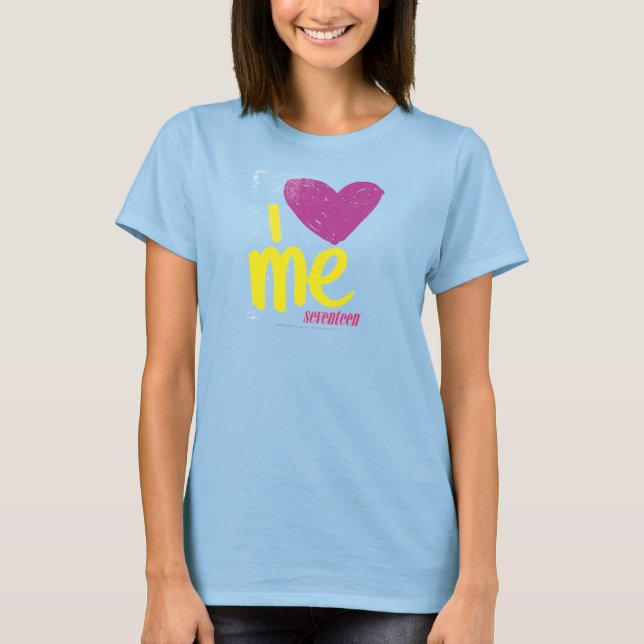 T-shirt Je Me Coeur Violet-Jaune (Devant)