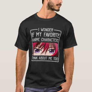 T-shirt Je Me Demande Anime Japonais Manga Kawaii Amateurs