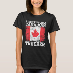 T-shirt Je Me Identifie Comme Étant Un Mand De Soutien Can