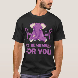 T-shirt Je me rappellerai pour vous la sensibilisation à l