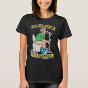 T-SHIRT JE ME RETIRE COMEDYB, MAIS JE M'ASSOIS ASSIS QUAND