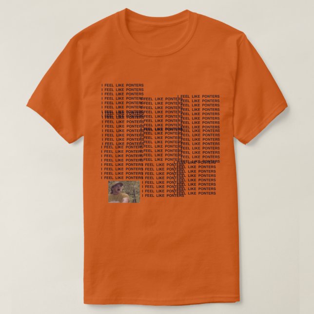 T-SHIRT JE ME SENS COMME PONTERS (Design devant)