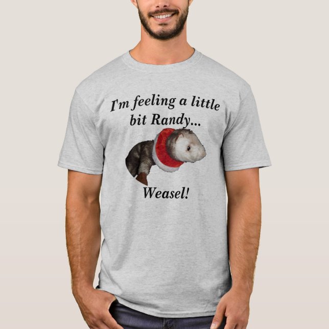 T-shirt Je me sens un peu excité ..... (Devant)