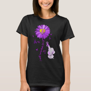 T-shirt Je me souviendrai pour vous Elephant Alzheimer's A