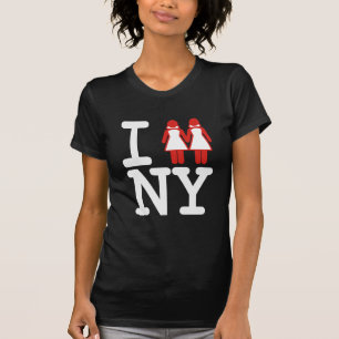 T-shirt JE ME SUIS MARIÉ À NY FEMMES -.png