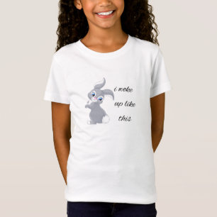 T-Shirt Je me suis réveillé comme cette fille de lapin drô
