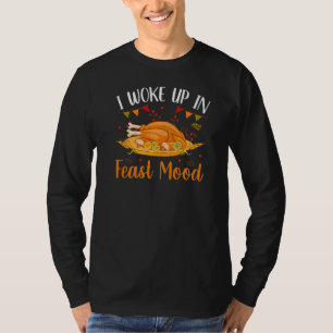 T-shirt Je Me Suis Réveillé En Mode Fête Dîner Turquie Tha