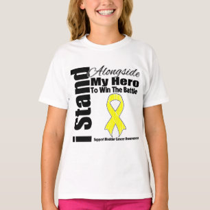 T-shirt Je me tiens à côté de mon cancer de la vessie d