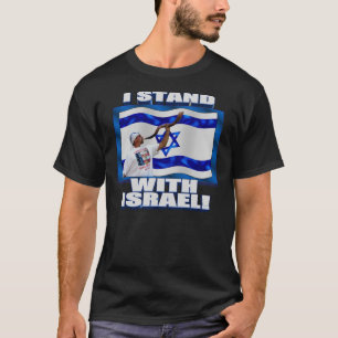 T-shirt Je me tiens avec l'Israël