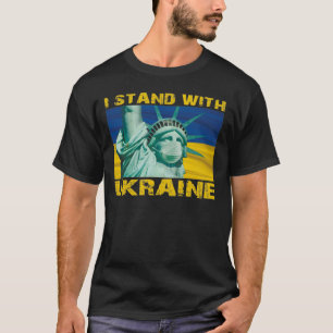 T-SHIRT JE ME TIENS AVEC L'UKRAINE