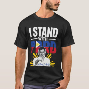 T-shirt Je me tiens avec PRRD Pinoy Pride Résistance - Dut