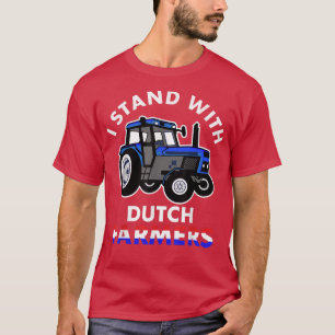 T-shirt Je Me Trouve Avec Le Drapeau Pays-Bas Des Agricult