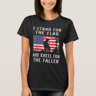 T-shirt Je Me Trouve Pour Le Drapeau Et Je M'Agenouille Po