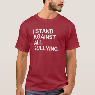 T-SHIRT JE M'ÉLÈVE CONTRE TOUTE FORME D'INTIMIDATION