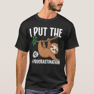 T-shirt Je Mets Le Pro Dans La Procrastination