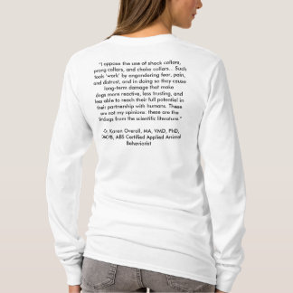 T-shirt "Je m'oppose à l'utilisation des colliers de choc,