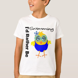 T-shirt Je nagerais plutôt le poussin