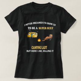 T-shirt Je n'ai jamais rêvé que je grandisse pour être un 