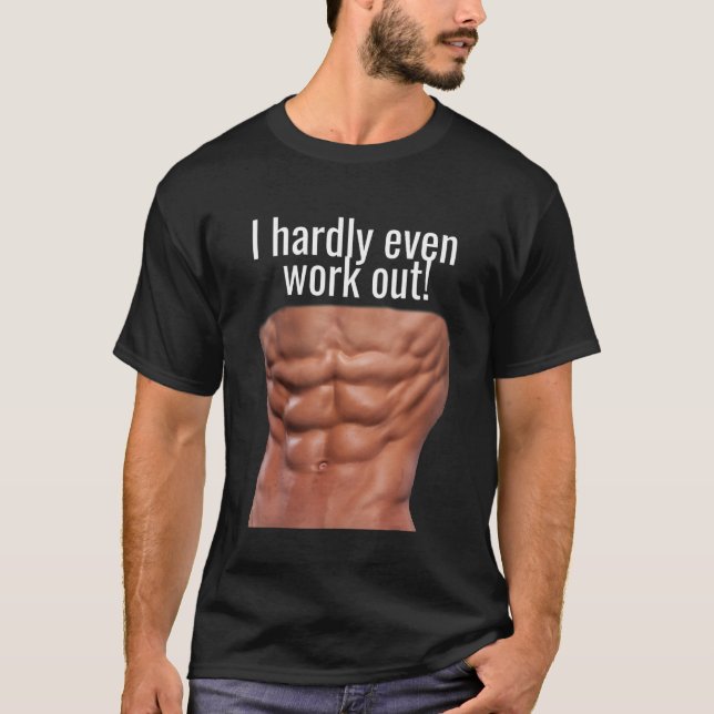 T-SHIRT JE N'AI MÊME PAS RÉUSSI ! ABS FUNNY (Devant)