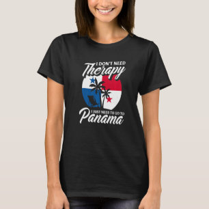 T-shirt Je n'ai pas besoin de thérapie, je dois juste alle