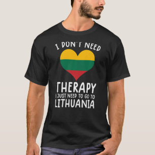 T-shirt je n'ai pas besoin de thérapie, je dois juste alle