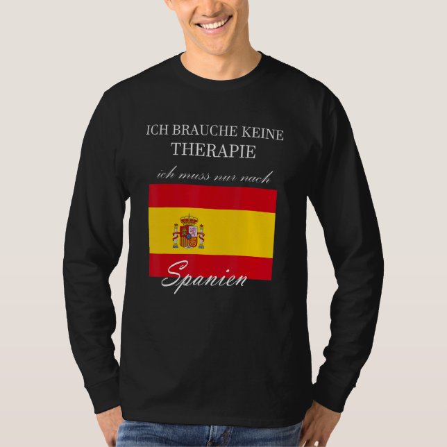 T-shirt Je N'Ai Pas Besoin De Thérapie Seulement Pour L'Es (Devant)