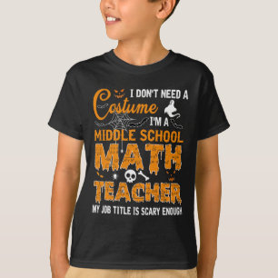 T-shirt Je n'ai pas besoin d'un professeur de mathématique